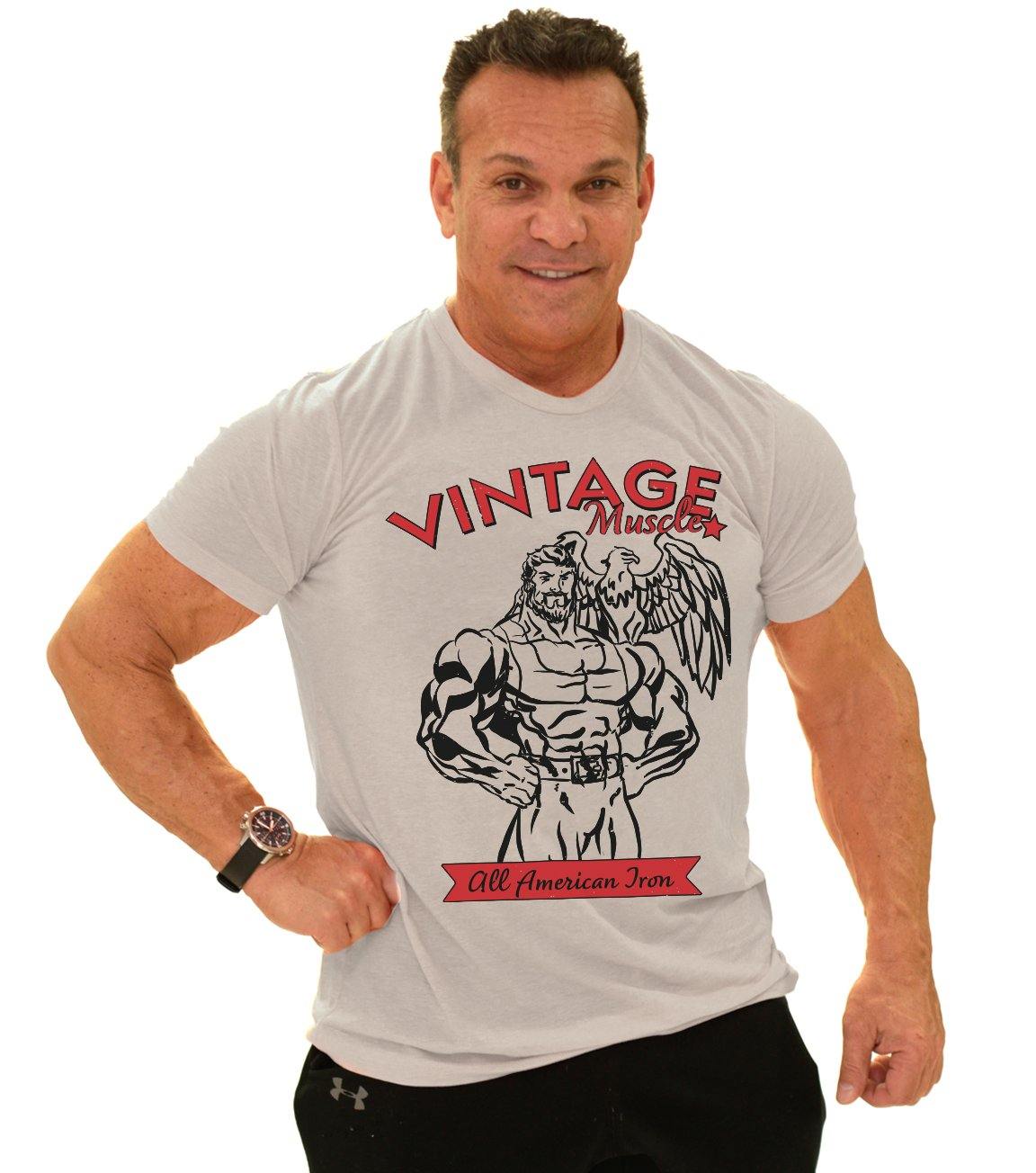 Guns & The Golden Eagle T-shirt - Sand - Vintage Muscle