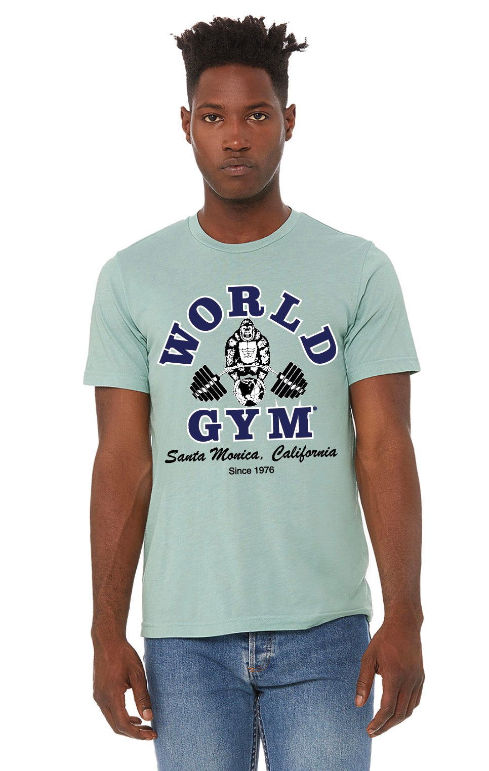 World Gym 1976 T-Shirt - Titan Green