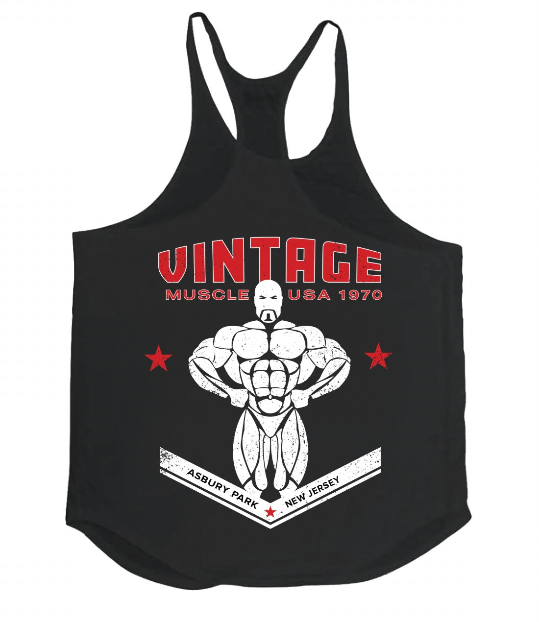 Jersey Strongman Asbury Park Edition Stringer - PR Black