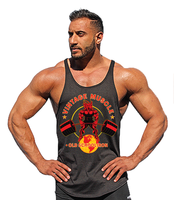 Gym Dudes of California Old School Bodybuilding Clothing Trademark Vintage  Logo Short Sleeve T-shirt New