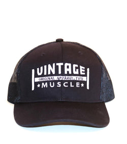 Vintage Muscle "Barbell Club" Snapback Hat - Vintage Muscle