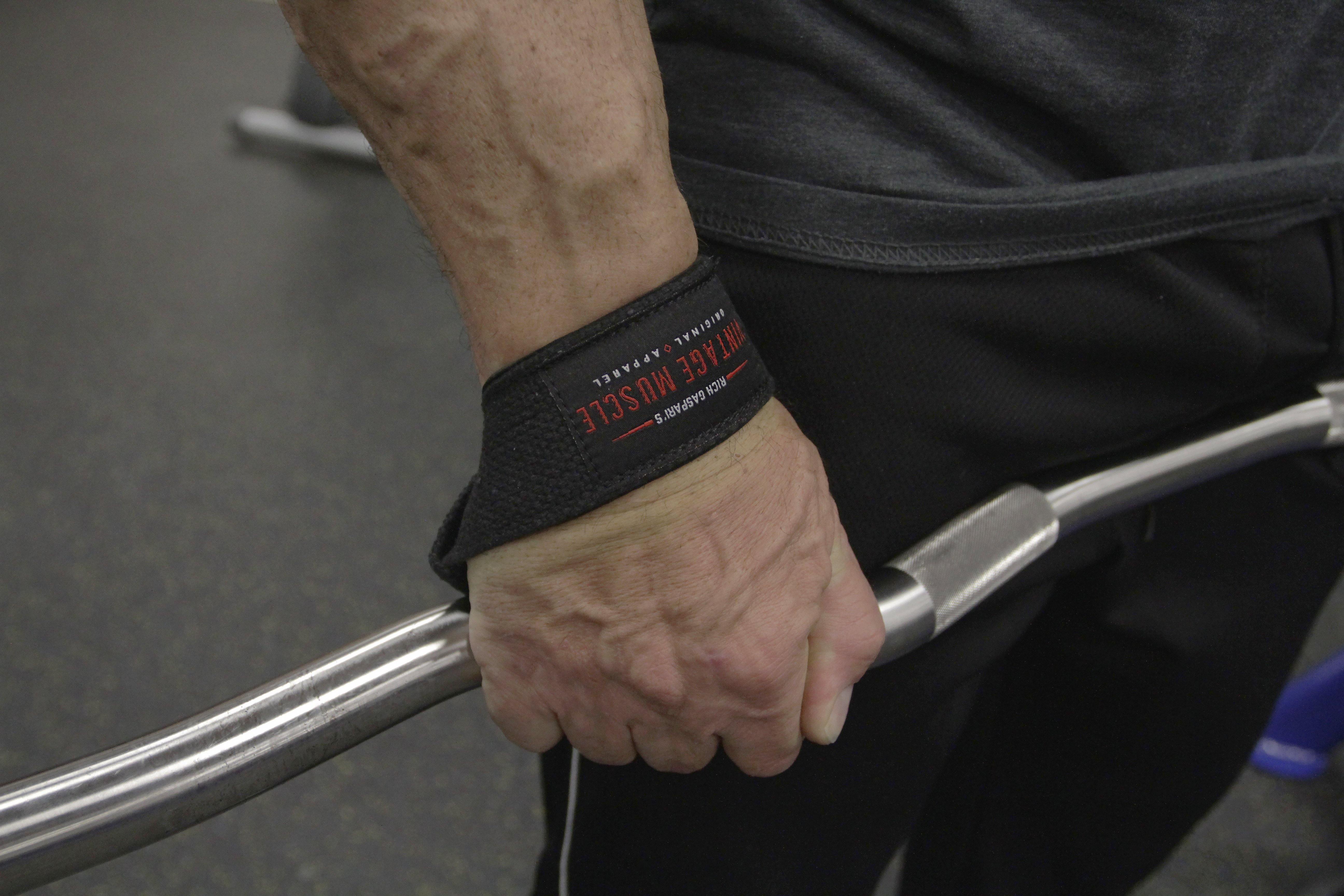 Vintage Iron Grip Lifting Straps - Vintage Muscle